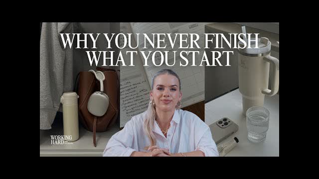 How To Teach Yourself To Finish Things And Stop Getting Distracted